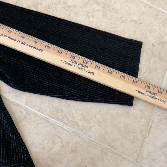 Chico’s Travelers Collection Tunic Top women’s size 3 = XL metallic blk/silver - Picture 8 of 10